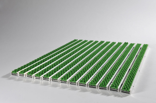 Tapis d'entrée 22R premium vert uni